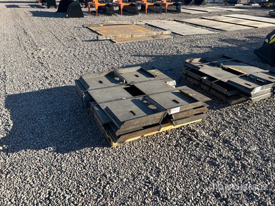2025 Kit Containers QT-F-BLANK Skid Steer Attachment Mounting Plate