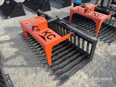 2025 Kit Containers QT-SG-S76-V3 76 in Skeleton Skid Steer Grapple