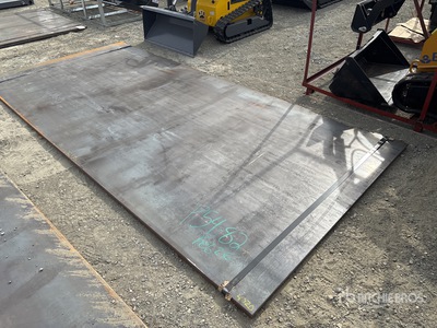 Quantity of (2) 2025 Kit Containers 156 in x 72 in Road Steel Plates