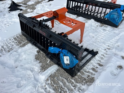 2025 Kit Containers QT-SG-S76-V3 76 in Skeleton Skid Steer Grapple Bucket (Unused)