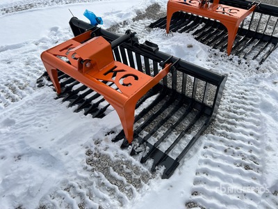 2025 Kit Containers QT-SG-S76-V3 76 in Skeleton Grappin pour chargeuse à différentiel (Unused)