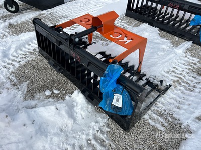 2025 Kit Containers QT-SG-S76-V3 76 in Skeleton Skid Steer Grapple Bucket (Unused)