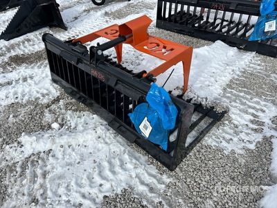 2025 Kit Containers QT-SG-S76-V3 76 in Skeleton Skid Steer Grapple Bucket (Unused)