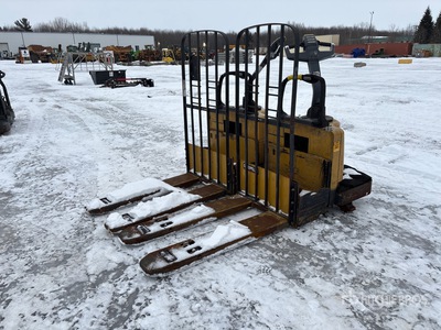 Quantity of (2) Cat 6000 lb Electric Pallet Jack (Inoperable)