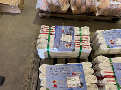 Quantity of (20) Heavy Duty Industrial Polyester Lifting Strap 9.8 ft x 2 in 4400 lb