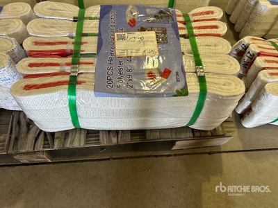 Quantity of (20) Heavy Duty Industrial Polyester Lifting Strap 9.8 ft x 2 in 4400 lb