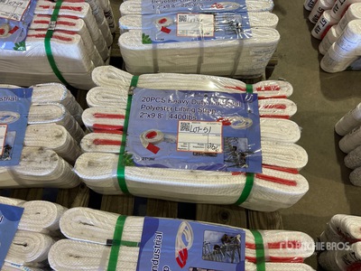 Quantity of (20) Heavy Duty Industrial Polyester Lifting Strap 9.8 ft x 2 in 4400 lb