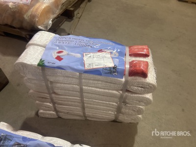 Quantity of (10) Heavy Duty Industrial Polyester Lifting Strap 13 ft x 3.9 in 11000 lb (Unused)
