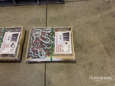 Quantity of (30) Heavy-Duty D-Ring Shackle Set