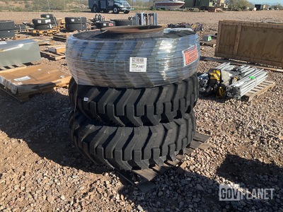 (3) S.T.A. American Contractor 17.5-25 Tires w/Wheels
