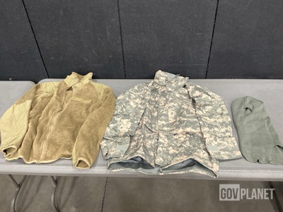 (38) Cold Weather Hoods, (28) Cold Weather Jackets & Assorted Items