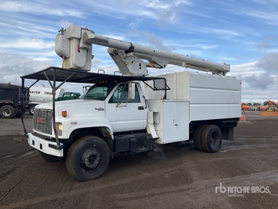 1995 GMC Topkick C7500 4x2 Forestry Bucket Truck
