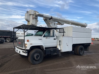1995 GMC Topkick C7500 4x2 Forestry Camion de cubo