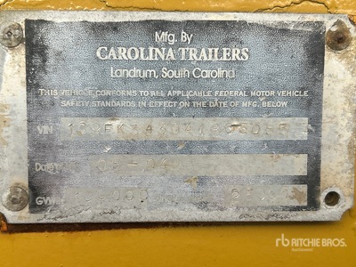 2004 Carolina Trailers 45 ft Tri/A 50 Ton Plataforma Rebajada