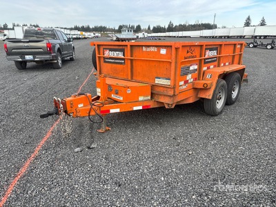 2018 Snake River DMP610 10 ft T/A مقطورة تفريغ خفيفة