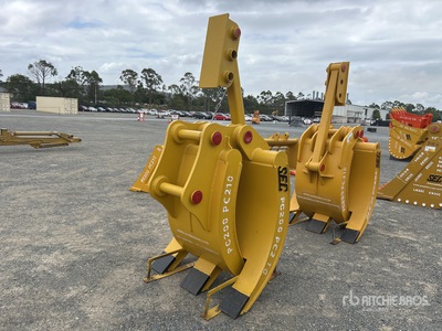 SEC Q/C Excavator Grapple - Fits 20 - 24 Ton
