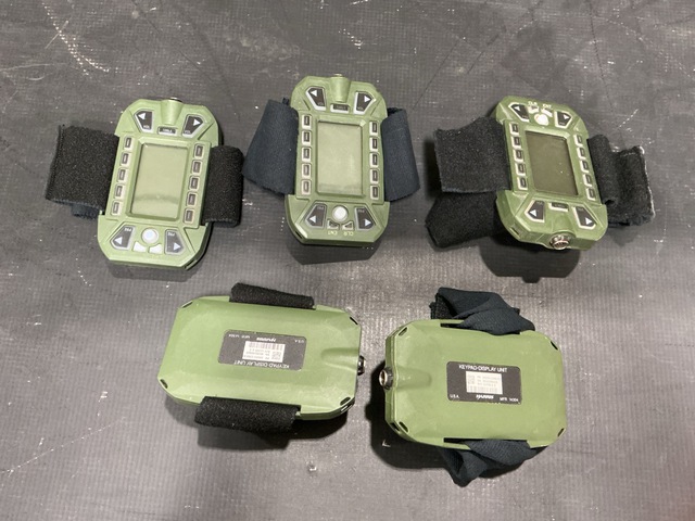 (5) Harris 10553-2360-02 Keypad Display Units