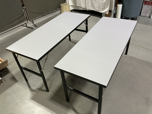 (2) Folding Tent Tables