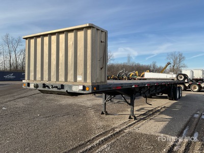 1988 Transcraft TH-90K-45 45 ft T/A Flatbed Trailer