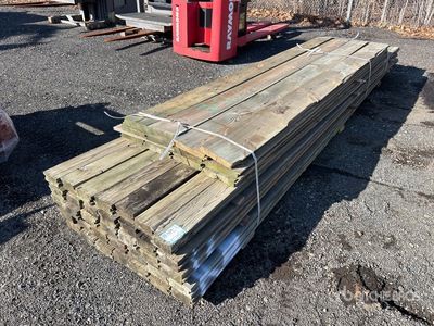 Quantity of (47) T&G Surplus Pressure Treated 3 in x 6 in x 16 ft Lumber
