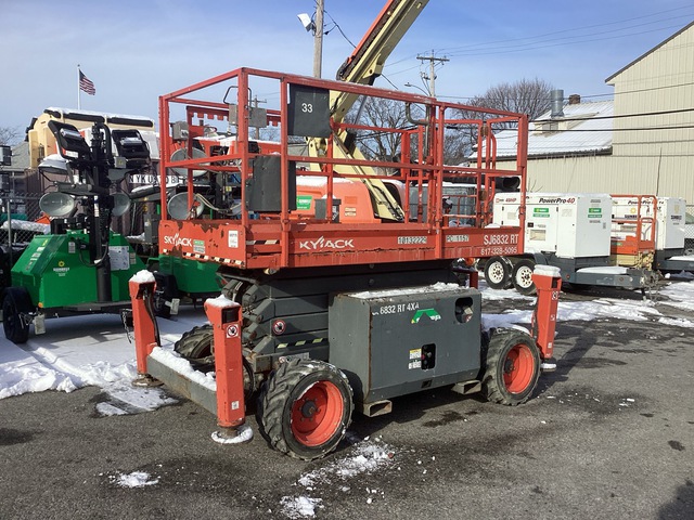 2016 Skyjack SJ6832 RT Diesel Scissor Lift