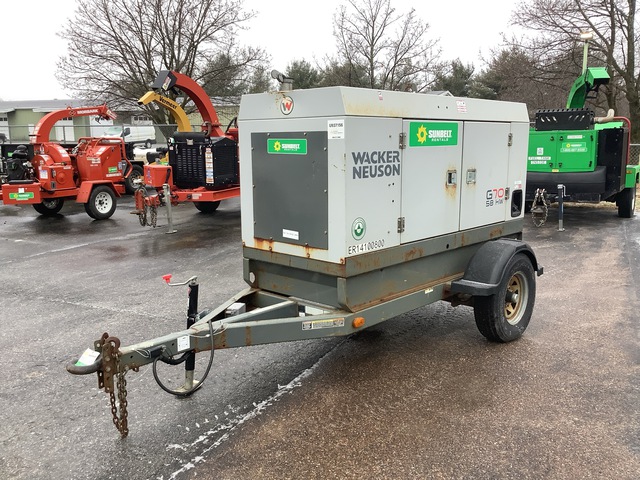 2015 Wacker Neuson G70 58 kW Mobile Generator Set