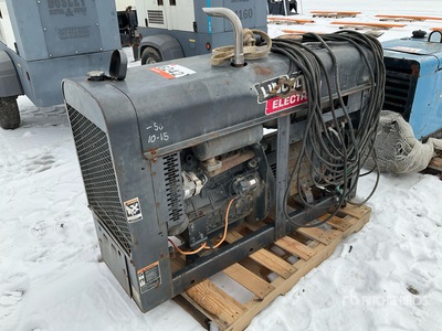 2007 Lincoln Electric Classic 300D 300 A Skid-Mounted Stick Motor aangedreven lasser