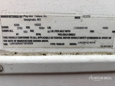 2007 Play-Mor Travel Trailer