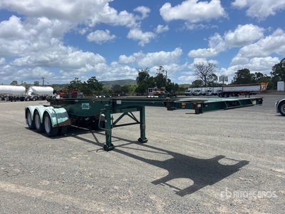 2009 Ophee 6.5 m Tri/A B-Double Lead Container Trailer