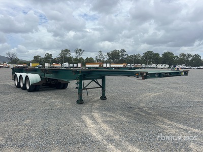 2010 Ophee 12.2 m Tri/A Container aanhangwagen