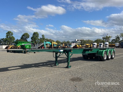 2008 MaxiTrans 12.2 m Tri/A Container aanhangwagen