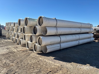 Quantity of (60) JM Eagle 18 in x 20 ft PVC Pipe (Unused)