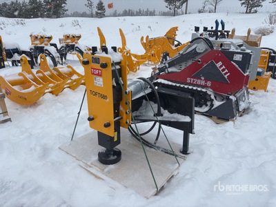 2025 TOFT TOFT680 9 in Skid Steer Post Driver (Unused)