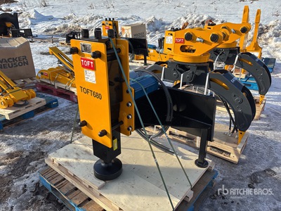 2025 TOFT TOFT680 45 in Enfonce-pieu pour chargeuse à différentiel (Unused)