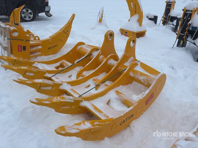 2025 TOFT TOFT10R 65 in Excavator Rake - Fits 30-40 ton (Unused)