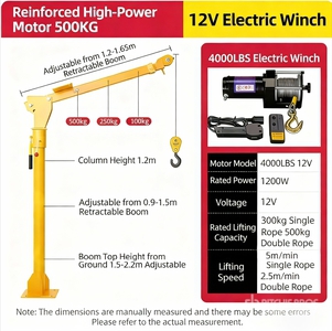 Quantity of (2) 2026 Terratop BC-4000 & BC-6000 Lote de Mini Gruas para Camion de Servicio (Sin Usar) / Mini Cranes (Unused)