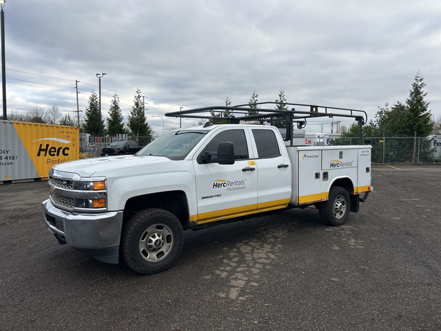 2019 Chevrolet Silverado 2500HD 4x4 Extended Cab Utility Truck
