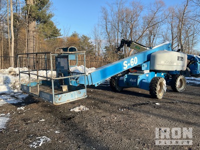 2008 Genie S-60 4WD Diesel Telescopic Boom Lift