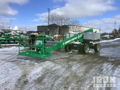 2016 Genie S-60X 4WD Diesel Telescopic Boom Lift