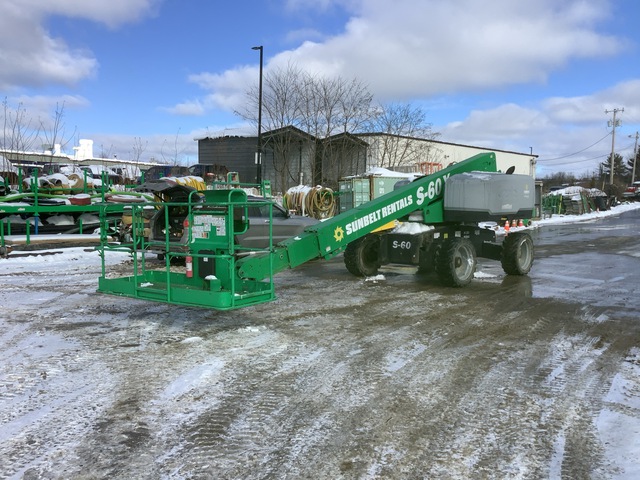 2016 Genie S-60X 4WD Diesel Telescopic Boom Lift 2016 Genie S-60X 4WD Diesel Telescopic Boom Lift