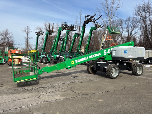 2016 Genie S-60X 4WD Diesel Telescopic Boom Lift