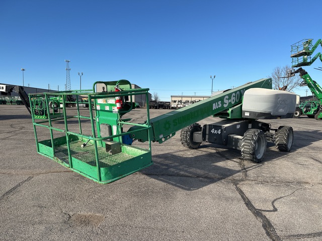 2015 Genie S-60X 4WD Diesel Telescopic Boom Lift