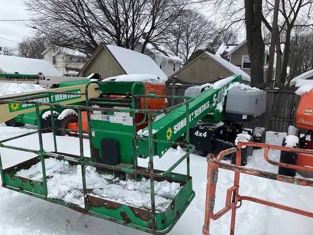 2016 Genie S-60X 4WD Diesel Telescopic Boom Lift