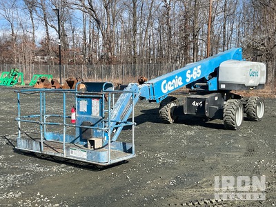 2015 Genie S-65 4WD Diesel Telescopic Boom Lift