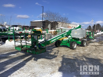 2016 Genie S-40 4WD Diesel Telescopic Boom Lift