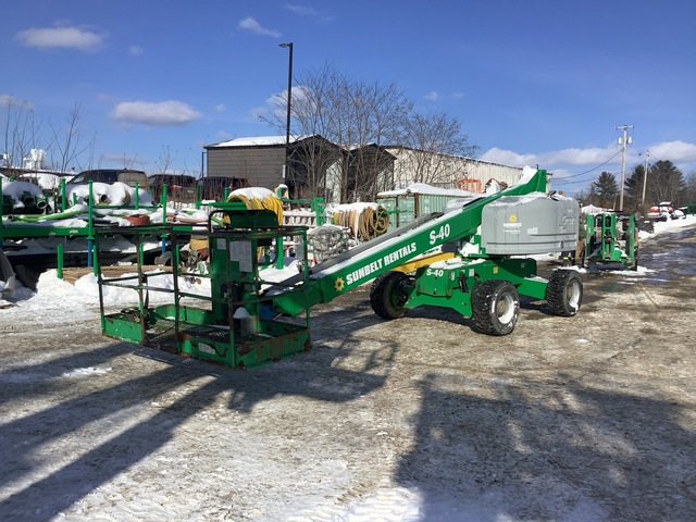 2016 Genie S-40 4WD Diesel Telescopic Boom Lift