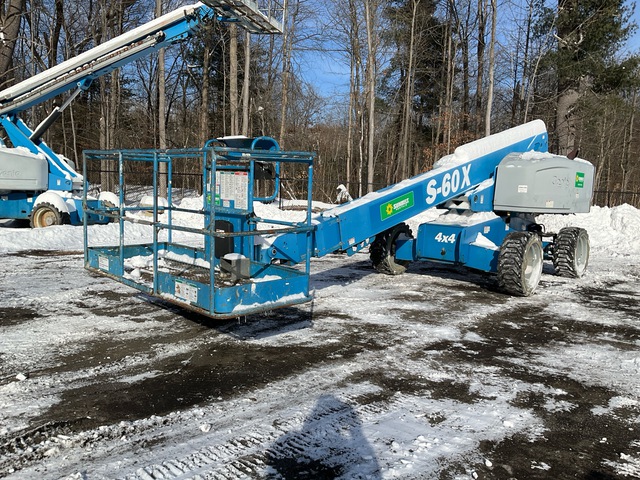 2015 Genie S-60X 4WD Diesel Telescopic Boom Lift
