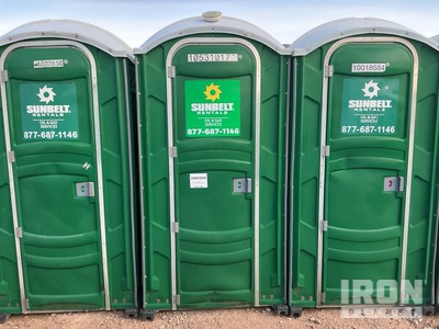 2022 Poly John PJN3 3 ft 8 in x 3 ft 8 in 1 Person Portable Portable Toilet