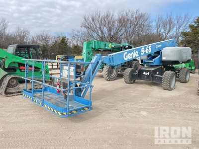 2018 Genie S-65 4WD Diesel Telescopic Boom Lift