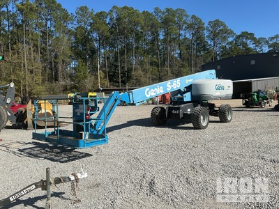 2018 Genie S-65 4WD Diesel Telescopic Boom Lift